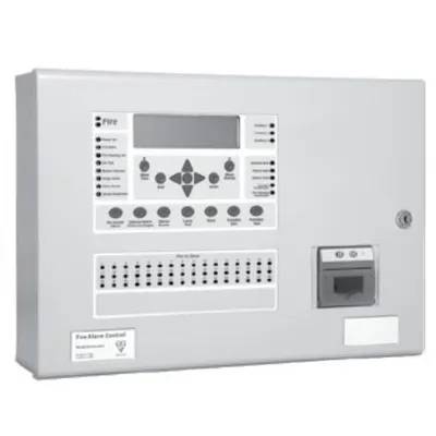 Centrala de incendiu cu 4 bucle Kentec ENH63964 14* cu 96 LED-uri de zona, montaj ingropat