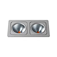 Vascello G2 swivelling 2 x 19W 4000K silver IP20