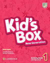 Kid's Box New Generation Level 1 Activity Book with Digital Pack British English - Paperback brosat - Caroline Nixon , Michael Tomlinson