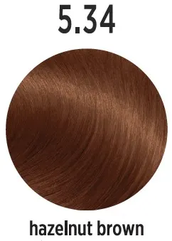 Vopsea de par Profesionala ELEMENT 5.34, 100 Ml, Haselnut Brown