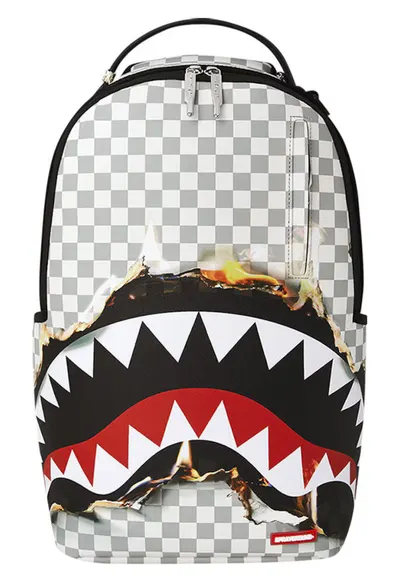 Rucsac cu imprimeu si compartiment pentru laptop