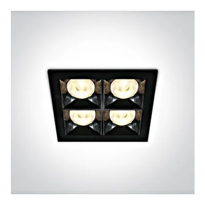 Tekla LED 16W 1280lm 3000K 38° 220-240V IP20 negru
