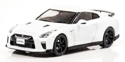 Model de colecție Carnel Modern: Automobile - Nissan GT-R Track edition engineered by Nismo (R35), perlă alb strălucitor, 2017