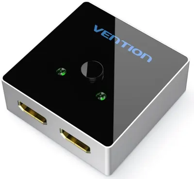 Prelungitor cu întrerupător Vention - HDMI Switcher/Splitter, negru/gri
