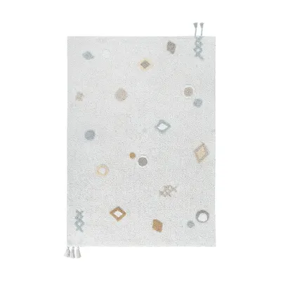 Covor pentru copii crem lavabil/țesut manual din bumbac 140x200 cm Kim – Lorena Canals