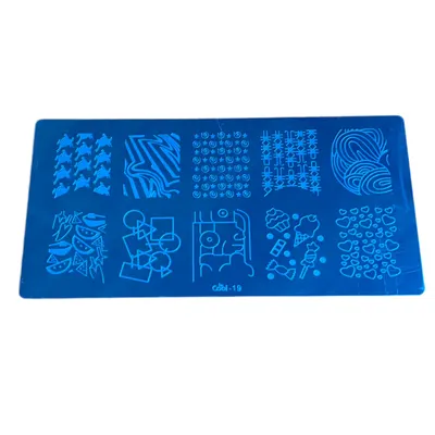 Matrita Metalica Nail Art - Cool-19