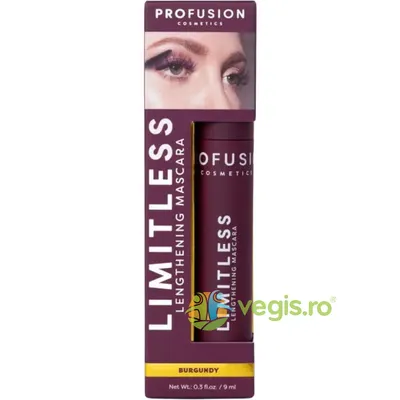 Mascara pentru Alungirea Genelor Limitless Nuanta Burgundy 9ml