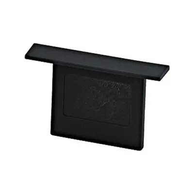 TRACK ON 3-Phases recessed end cap black (1 pcs)