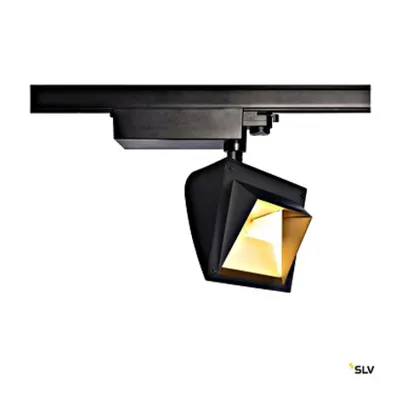 MERADO FLOOD, black 4000K 40°, incl. 3-circuit adapter