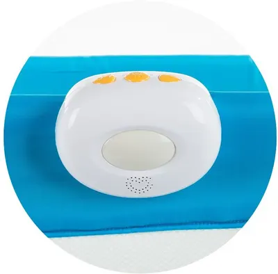 Cutia muzicală Chipolino pentru pătuț - Cu vibrații și lumină, alb