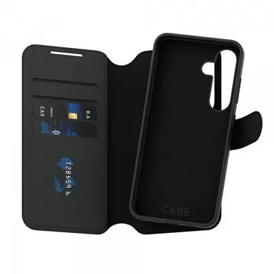 Husa pentru Samsung Galaxy S25 S931, PanzerGlass, Care Feature Tango Two-in-One, Neagra