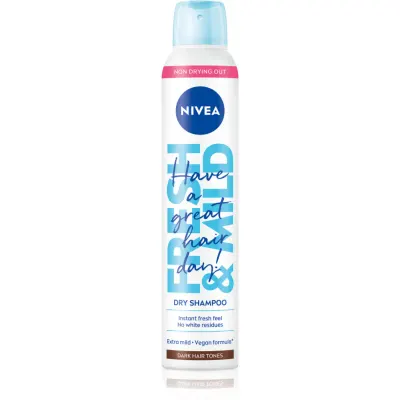 Nivea Fresh Revive șampon uscat pentru volum maxim Dark Tones 200 ml