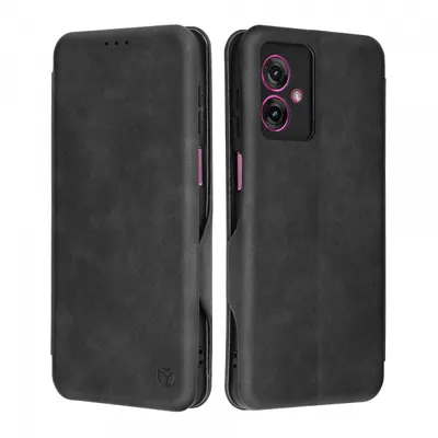 Husa pentru Motorola Moto G55, Techsuit, Safe Wallet Plus, Neagra