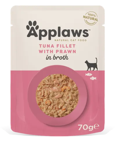 Applaws Cat Plic File Ton Cu Creveti Black Tiger 70 g