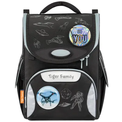 Ghiozdan neechipat, Tiger Family, Nature Quest, Space Vision, Go Ocean