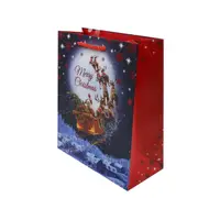 Pungă cadou Crăciun SDE M FLYING SANTA