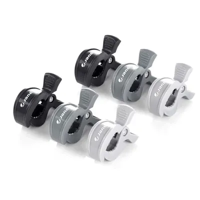 Set 6 clesti pentru carucior, Jane, Multifunctional, Gri si negru