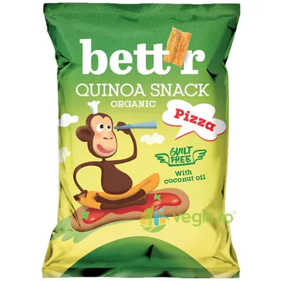 Quinoa Snack cu Pizza fara Gluten Ecologic/Bio 50g