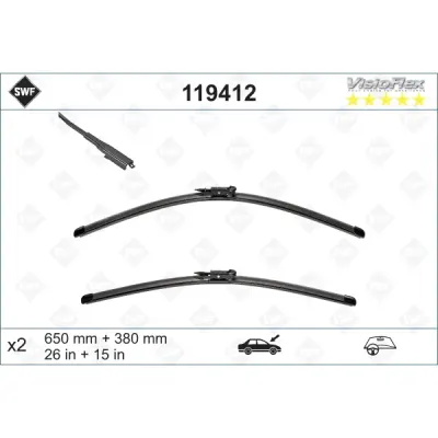 Lamela stergator SWF 119412