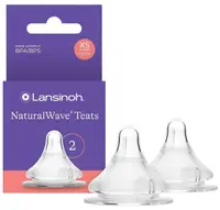 Set de suzete Lansinoh - NaturalWave, 2 buc, 0+ luni, flux lent