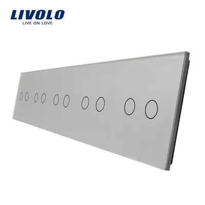 Panou Intrerupator 5 x dublu Gri