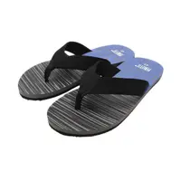 Șlapi flip-flop bărbați, Perletti, negru cu albastru, 43 EU