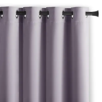 Draperie roz prăfuit dimout (semi-opacă) 140x175 cm Kierra – Restilo