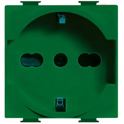 matix - priza Schuko + std italian VERDE