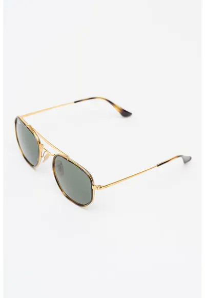 Ochelari de soare hexagonali unisex The Marshall II - Auriu/Maro