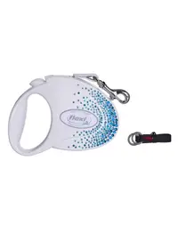FLEXI Glam Splash Ocean S Lesa pentru caini 3m alb