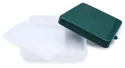 Cutie pentru mâncare Melii - Snackle Box, 9 compartimente, verde