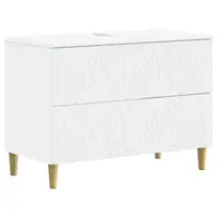 vidaXL Dulap pentru Chiuveta de Baie DELFT Alb 82 x 41 x 59 cm