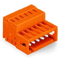 1-conductor male connector; 100% protected against mismating; 1.5 mm²; Pin spacing 3.81 mm; 15-pole; 1,50 mm²; orange