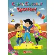 Sporturi. Carte de colorat