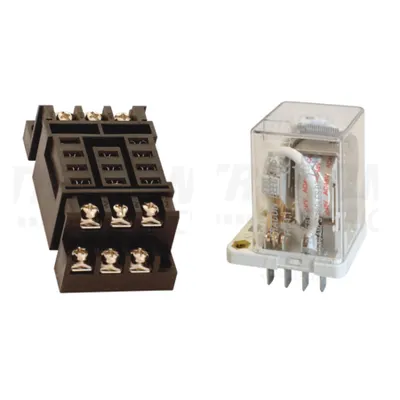 Pachet Soclu Releu RSJQX-38FS + Releu de Mare Putere RJ11 110AC 3CO - 30A