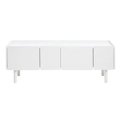 Comodă TV albă 160x55x45 cm Bera – Unique Furniture