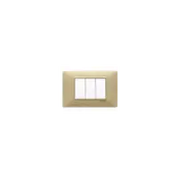 Placa ornament 3 module Vimar(Plana)wood maple