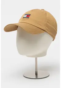 Sapca baseball de bumbac organic cu logo Heritage - Maro nisip