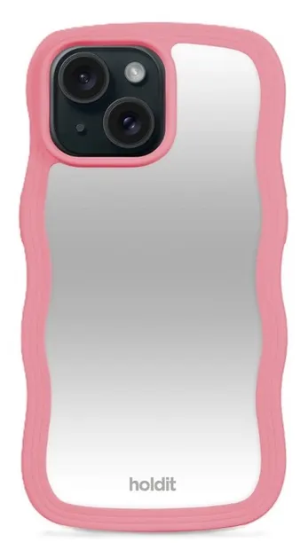 Husa Holdit - Wavy, iPhone 13/14/15/16e, Rouge Pink/Mirror