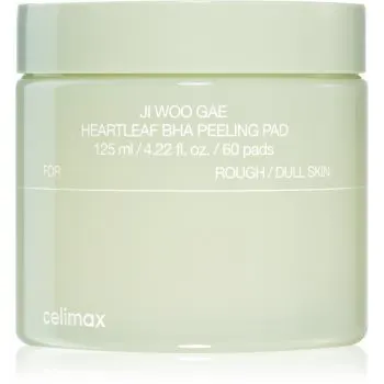 celimax Ji Woo Gae Heartleaf BHA Peeling Pad tampoane exfoliante cu efect calmant