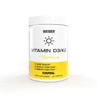 Supliment WEIDER Vitamina D3/K2 + Magneziu, 120 capsule