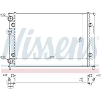 Radiator, racire motor NISSENS 651851