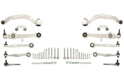 Set reparatie brate puntea fata Lemforder pentru AUDI A4 B5, A4 B6, A4 B7, A6 C5; SKODA SUPERB I; VW PASSAT B5, PASSAT B5.5 1.6-4.2 11.94-03.09