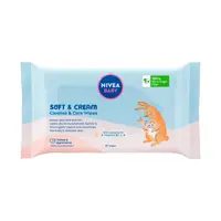 Servetele Umede pentru Bebelusi Nivea Baby Soft & Cream, 57 Bucati