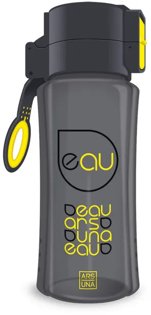 Sticlă de apă Ars Una - Gri, 450 ml