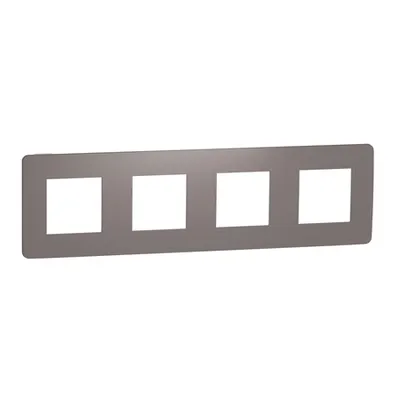 Placa ornament, Unica Studio Colsau, patru module, chocolate