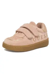 Pantofi copii - adidasi - piele naturala - roz - inchidere velcro