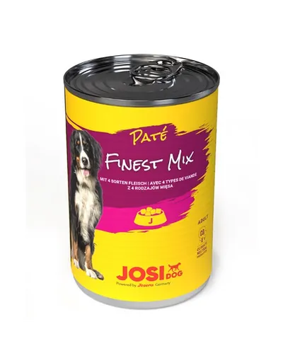 JOSERA JosiDog Finest Mix Pate pate 4 tipuri de carne 400 g pentru caini adulti