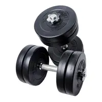 Set gantere reglabile 25 KG cu discuri din ciment