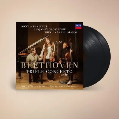Beethoven: Triple Concerto - Vinyl | Nicola Benedetti, Sheku Kanneh-Mason, Benjamin Grosvenor, Philharmonia Orchestra, Santtu-Matias Rouvali